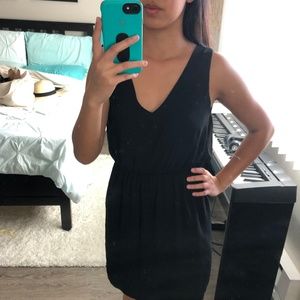 Open Back Black Tobi Dress